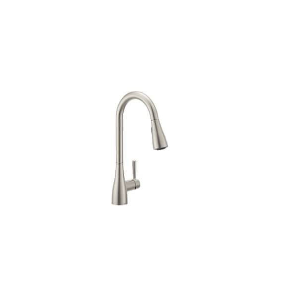 Doherty One-Handle High Arc Pulldown Kitchen Faucet in Spot Resist Stainless